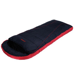 Roman Big Man Hood 3D Sleeping Bag - Black/Red
