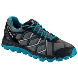 Scarpa Proton GTX Mens Trail Running Shoes- Grey-Abyss