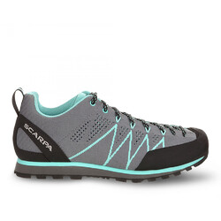 Scarpa Crux Air Womens Approach Shoes - Smoke/Ice Green