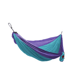 Grand Trunk Single Parachute Nylon Hammock - Sky Blue/Purple