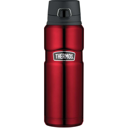 Thermos Stainless King Vacuum Insulated Bottle with Flip Lid - 710ml - Red
