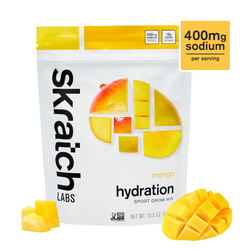 Skratch Labs Sport Hydration Electrolyte Drink Mix - Resealable Bag - Mango