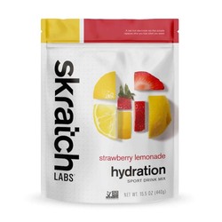 Skratch Labs Sport Hydration Electrolyte Drink Mix - Resealable Bag - Strawberry Lemonade