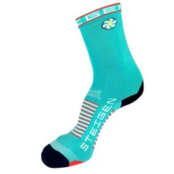 Steigen Unisex Running Socks - Aqua Blue - OSFA