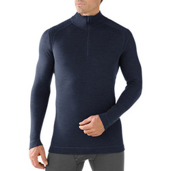 SmartWool Mens Base Thermal Midweight zip T