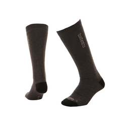 XTM Dual Density Merino Wool Blend Unisex Ski Socks - Grey