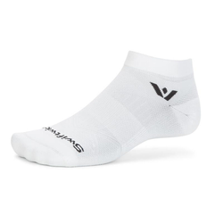 Swiftwick Aspire Unisex Ankle Running Socks - Circuit White