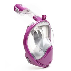 Wildhorn Seaview 180 Panoramic Full Face Snorkel Mask - Plum