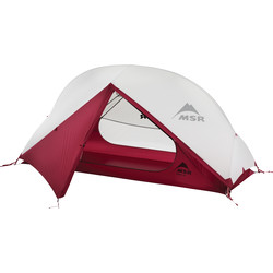 MSR 2019 Hubba NX 1 Person Lightweight Hiking Tent - Cream/Red