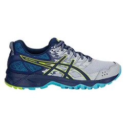 Asics Gel-Sonoma 3 (D) Womens Wide Trail Running Shoes - Mid Grey/Aquarium