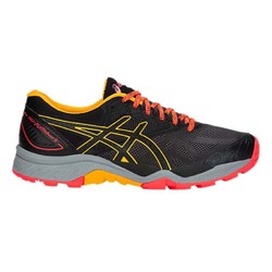 Asics Gel-Fuji Trabuco 6 Womens Trail Running Shoes - Black/Amber