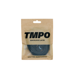 TMPO Quicklock Laces - Black/White Striped