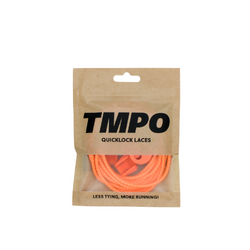 TMPO Quicklock Laces - Orange/White Striped