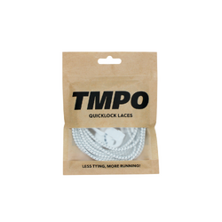 TMPO Quicklock Laces - White/Black Striped