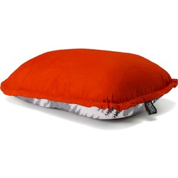 Grand Trunk Adjustable Puffy Travel Pillow - Bright Crimson