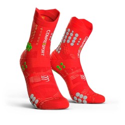 Compressport Racing socks V3.0 Trail - Red/White