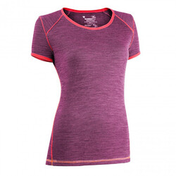 Wilderness Wear Merinofusion Light 160 Women's Short Sleeve Tee - Fusion Shiraz