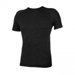 Wilderness Wear Merinofusion Light 160 Men's Short Sleeve Tee - Fusion Black