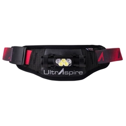 UltrAspire Lumen 850 Duo Waist-Mounted Running Light - Black/Red
