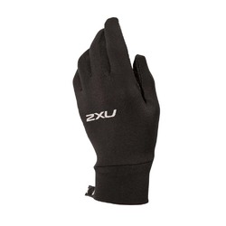 2XU Run Unisex Gloves - Black/Silver