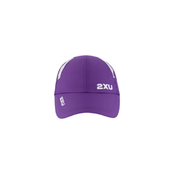 2XU Run Unisex Cap - Purple Flash/White