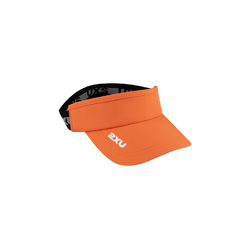2XU Performance Unisex Running Visor - Ember/White