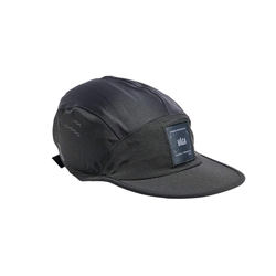 Vaga Transit Lite Unstructured 5 Panel Unisex Running Cap - Black