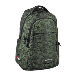 Black Wolf Blackout I Camo Daypack - Green Camo