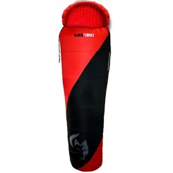 Black Wolf Campsite M10 Kids Series Sleeping Bag - True Red