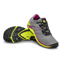 Topo Runventure Womens Trail Running Shoe - Grey/Yellow