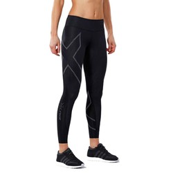 2XU Womens MCS Run Compression Tights - Black/Nero Reflective