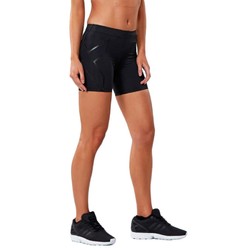 2XU Womens Compression 5 inch Shorts - Black/Nero