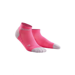 CEP Low Cut 3.0 Women's Compression Socks - Rose/Light Grey