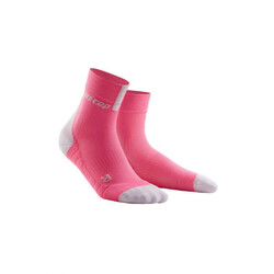CEP Short 3.0 Women's Compression Socks - Rose/Light Grey