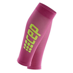 CEP Pro+ UltraLight Women's Compression Calf Sleeves - Electric Pink/Green