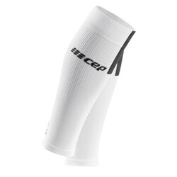 CEP 3.0 Mens Compression Calf Sleeves - White/Dark Grey