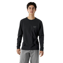 Arcteryx Kragg Supima Cotton Mens Long Sleeve T-Shirt - Black