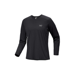 Arcteryx Norvan Downword Logo Mens Long Sleeve T-Shirt - Black