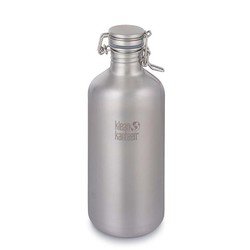 Klean Kanteen 64oz Growler Swing Lok Cap 1.9L - Brushed Stainless