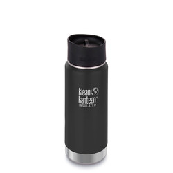 Klean Kanteen Wide Vacuum Coffee Insulated Mug - Shale Black - 500 ml