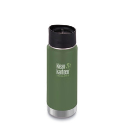 Klean Kanteen Wide Vacuum Coffee Insulated Mug- Vinyard Green - 500 ml