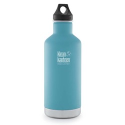 Klean Kanteen 1 Litre - 32oz - Insulated Classic Loop Cap - Quiet Storm