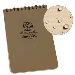 Rite In The Rain Top Spiral 4 X 6 Polydura Waterproof Notebook - Tan