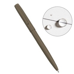 Rite In The Rain All Weather Metal Clicker Black Ink Pen - Flat Dark Earth