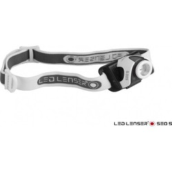 LED Lenser SEO5 GREY Head Lamp with RED LED - 180 lumens