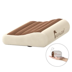 Flextail Zero Camping Air Inflatable Pillow - Brown