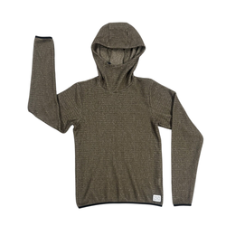SAMBOB Alpha 90 Mens Fleece Hoodie - Canteen