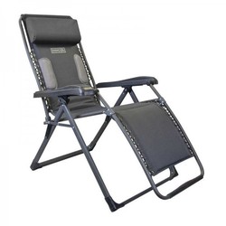 Companion Rhino Padded Lounge Recliner Chair - Black