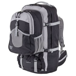Explore Planet Earth Scorpius 75L Travel Backpack & Zipoff Daypack - Black