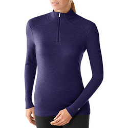 SmartWool Womens Base Thermal Midweight Zip T
